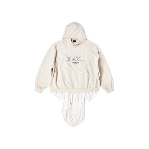  BALENCIAGA巴黎世家 22年秋冬 男士 衛衣 XXXL PATCHED OVERSIZED連帽T恤衛衣 720406TNVD99784