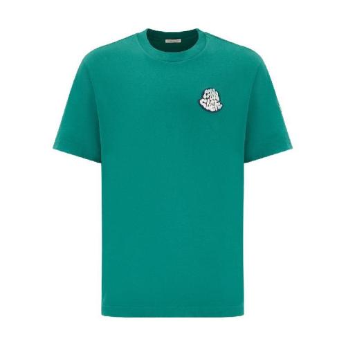  MONCLER蒙可蒙克萊 22年秋冬 男士 短袖T恤 Graphic Logo T-Shirt H20918C000338390T865
