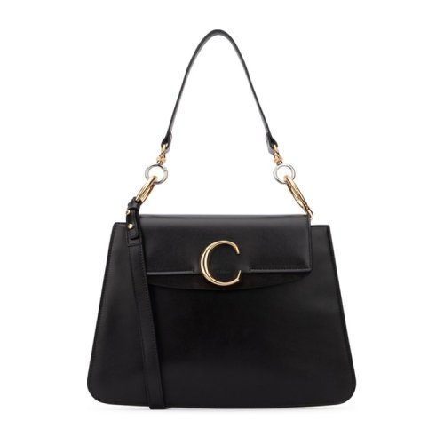 CHLOE/克洛伊  蔻依女包 時尚百搭 女士黑色單肩包 C19US194A37001BL HKY012467
