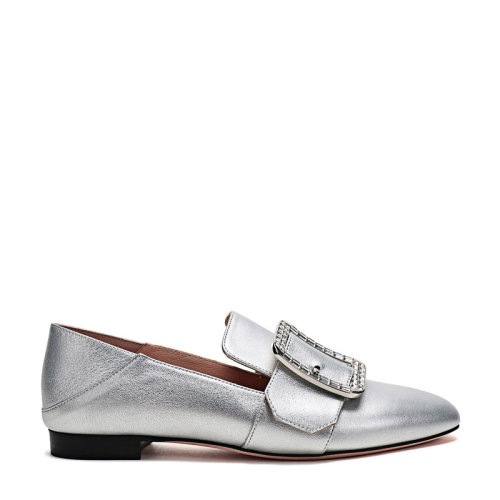 BALLY/巴利 女士皮質平底鞋單鞋 JANELLE CRYSTAL