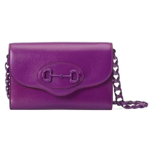 GUCCI古馳 22年秋冬 女士 Gucci Horsebit 1955系列迷你手袋 724713 AABE1 5546