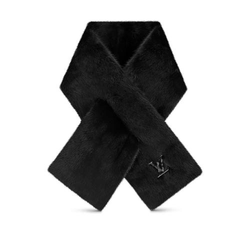  LV路易威登 22年秋冬 男士 圍巾 LV AHEAD 毛皮革圍巾 M77961