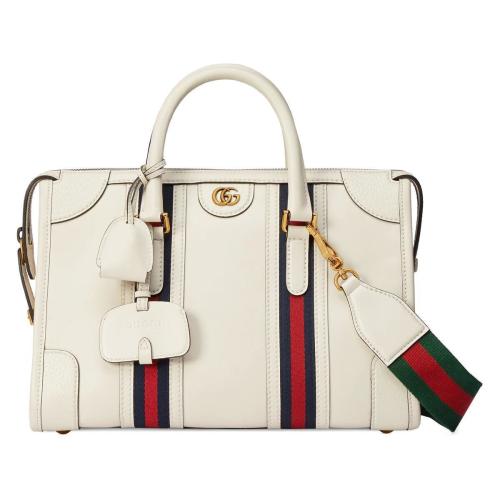  GUCCI古馳 22年秋冬 女士 中號帆布手提包 715666 AAA0O 9041