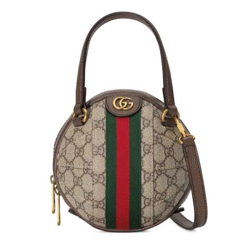 GUCCI/古馳 Ophidia 系列 GG 迷你單肩包 帆布 574794 96I3T
