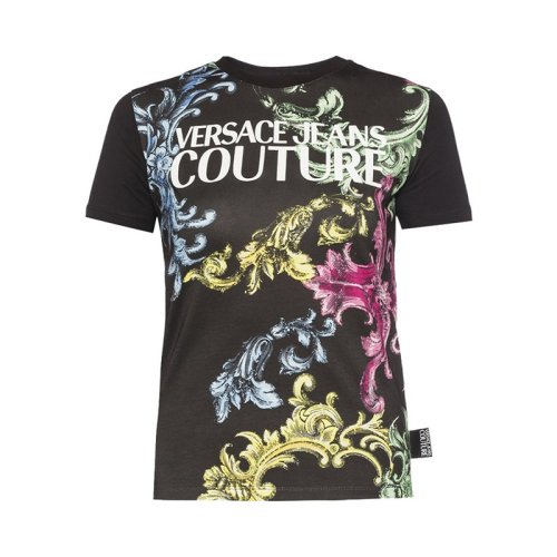  VERSACE JEANS COUTURE 女士印花棉質短袖T恤 B2HUB7M3 30288 899 PLFSX