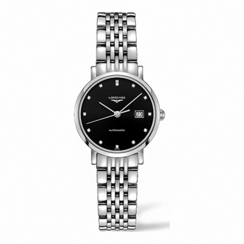 LONGINES/浪琴 博雅系列 鉆石時標 自動機械 精鋼 女士腕表 L4.310.4.57.6