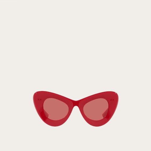  VALENTINO華倫天奴 22年春夏 女士 太陽眼鏡 LUNETTES OEIL-DE-CHAT EN ACéTATE VLOGO SIGNAT 預定商品1-3周發貨