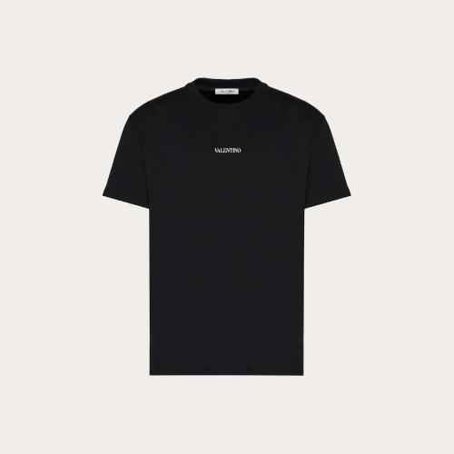  VALENTINO華倫天奴 22年秋冬 男士 短袖T恤 T-SHIRT IMPRIMé VALENTINO XV3MG10V7380NI 預定商品1-3周發貨