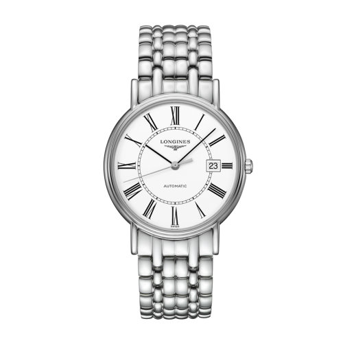 LONGINES/浪琴 時(shí)尚系列 自動(dòng)機(jī)械表鋼鏈男表38.5毫米L4.921.4.11.6