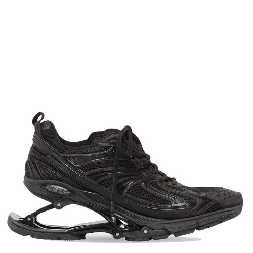 Balenciaga/巴黎世家 21年春夏新款 X-PANDER系列 男士黑色網(wǎng)眼和尼龍運動鞋653871W2RA21000
