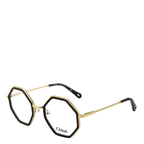 CHLOE/克洛伊 蔻依 多邊 花瓣形 板材 合金 光學鏡架 近視 眼鏡框 眼鏡架 CE2142 50mm CHLOE 克洛伊
