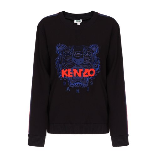【香港直郵】KENZO 黑色 虎頭 女士衛衣