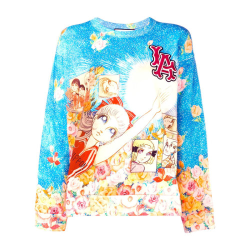 GUCCI/古馳  女裝 服裝 藍色棉女士美少女衛衣 女士衛衣 469250