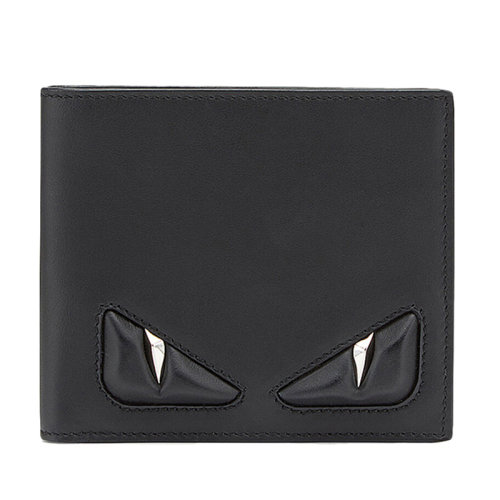 FENDI/芬迪黑色皮質男女通用錢包7M0169 5WF F06   bi