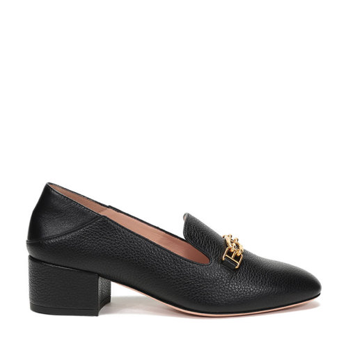 BALLY/巴利 女士牛皮可踩腳單鞋樂福鞋中跟鞋 DARCIE 40
