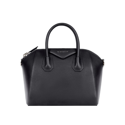 Givenchy/紀梵希 22新款 女士小號黑色粒面皮革拉鏈開合調節拆卸肩帶梯形斜挎肩背手提包BB05117012-001