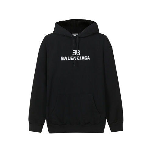 Balenciaga/巴黎世家 男衛衣 男女中性棉質加絨款Hoodie連帽衛衣運動衫BB Pixel圖案 578135 TKVI8