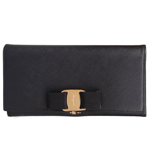 Salvatore Ferragamo/菲拉格慕 女士牛皮長款錢包錢夾 22A900