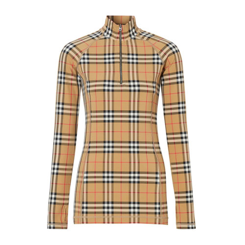 BURBERRY/博柏利 女裝 服飾 格紋時尚翻領女士長袖襯衫 8024572經典格紋