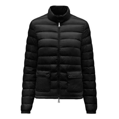 Moncler/蒙克萊  LANS系列 女士黑色輕質尼龍羽絨服H10931A1010053048999