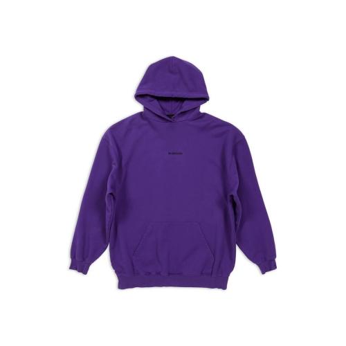  BALENCIAGA巴黎世家 22年秋冬 女士 衛(wèi)衣 BALENCIAGA BACK中等剪裁連帽衛(wèi)衣 578135TNVH15162
