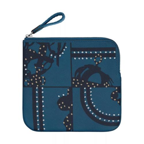  HERMES愛馬仕 22年秋冬 女士 收納包 Trousse Carre pocket H079022CKAA 預定商品2-6周發貨