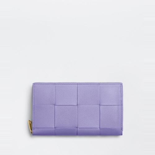  BV葆蝶家 22年秋冬 女士 錢包 portefeuille a fermeture zippee 651368VCQC14215