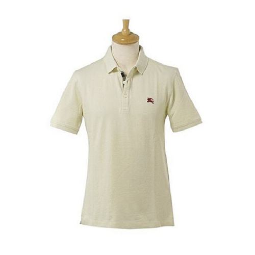  BURBERRY/博柏利 男士白色棉質短袖polo衫 40497041 PLFSX
