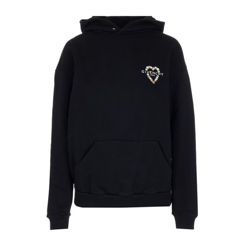Givenchy/紀梵希  女裝 時尚簡約 百搭 品牌字母LOGO 連帽 女士棉質衛衣 BW70643Z24-001  HKY0640