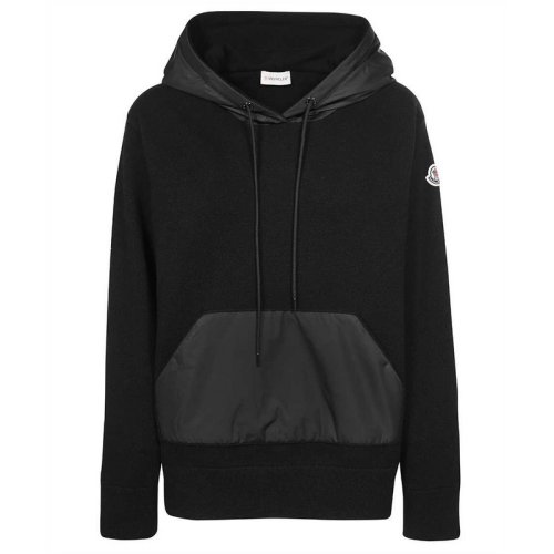  Moncler/蒙克萊 女士黑色羊毛針織衫/毛衣 9A000-01 M1127 999 PLFSX
