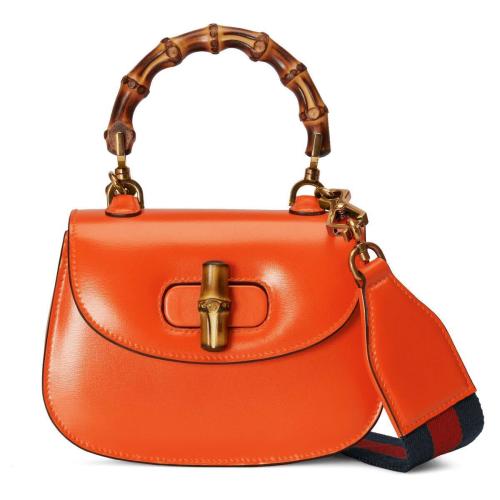  GUCCI古馳 22年秋冬 女士 竹節(jié)迷你手提包 686864 10ODT 7768