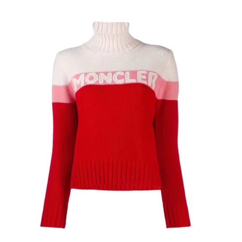 Moncler/蒙克萊 女士經典套頭高領針織衫/毛衣 9252550A9141 455