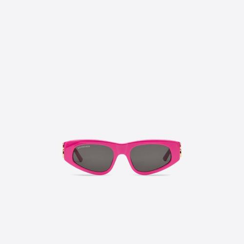  BALENCIAGA巴黎世家 22年春夏 女士 太陽眼鏡 Womens Dynasty D-frame Sunglasses in Pink 621
