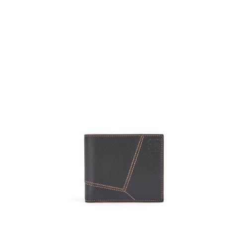  LOEWE羅意威 22年秋冬 男士 錢包 Puzzle stitches bifold coin wallet in smooth calfskin C5