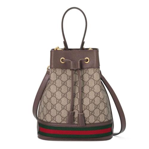  GUCCI古馳 22年秋冬 女士 Ophidia系列小號GG水桶包 550621 96I3B 8745