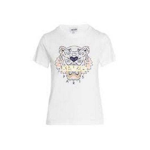  KENZO/高田賢三 女士白色棉質短袖T恤 FC52TS8464YM-01B PLFSX
