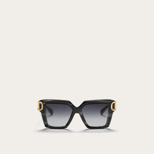  VALENTINO華倫天奴 22年秋冬 女士 太陽眼鏡 I - LUNETTES CARRéES EN ACéTATE A_VEC ORNEME