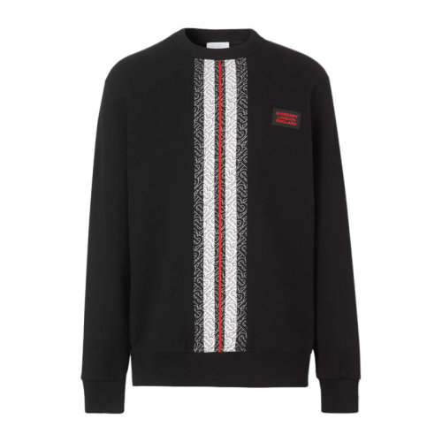 BURBERRY/博柏利 專屬標(biāo)識(shí)條紋印花棉質(zhì)運(yùn)動(dòng)衫男衛(wèi)衣80269391