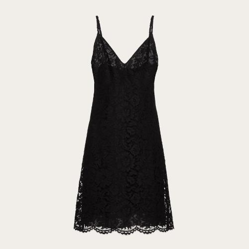  VALENTINO華倫天奴 22年秋冬 女士 連衣裙 ROBE EN HEA_VY LACE 2B3VA1P51EC0NO