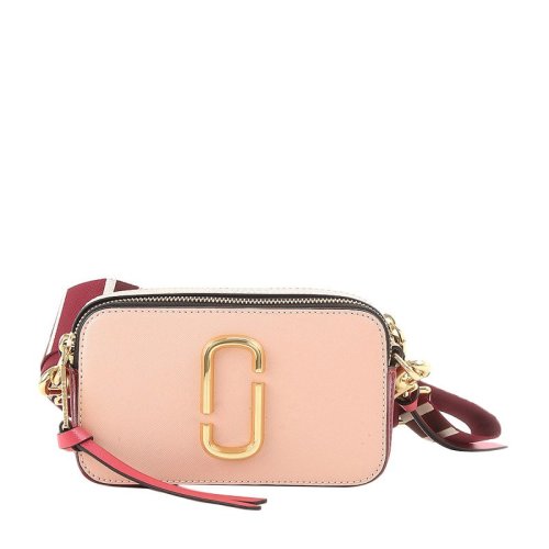 MARC JACOBS/馬克·雅可布 歐陽娜娜同款 女士牛皮時尚寬肩帶單肩斜挎包MJ相機包