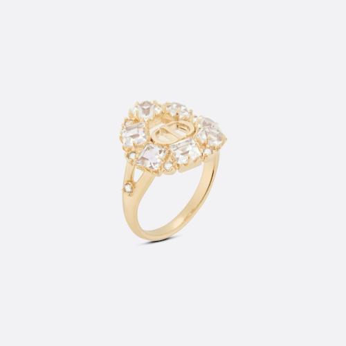  DIOR迪奧 22年秋冬 女士 戒指 Petit CD 戒指 R1240PTCCY_D301