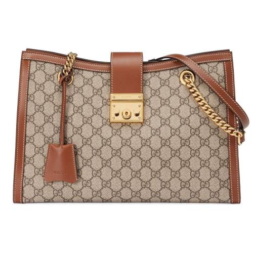  GUCCI古馳 22年秋冬 女士 Padlock系列中號GG肩背包 479197 KHNKG 8534
