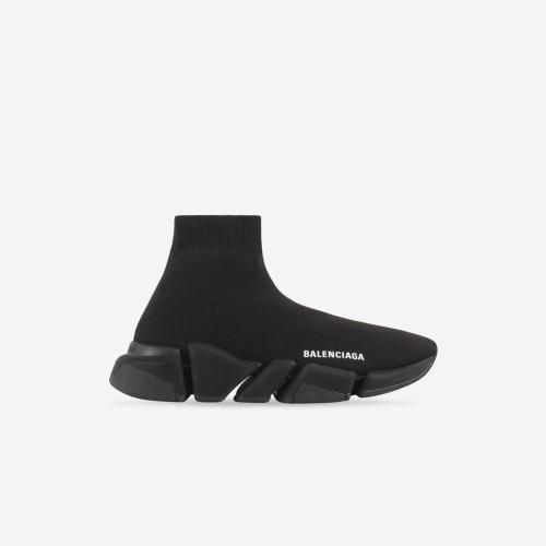  BALENCIAGA巴黎世家 22年春夏 女士 休閑運動鞋 Womens Speed 2.0 Trainers Shiny in Black 63