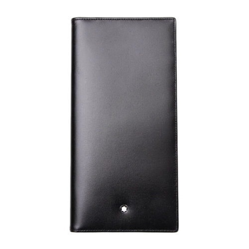 MontBlanc/萬寶龍 大班系列 男士黑色牛皮中長款錢包錢夾手拿包 35790