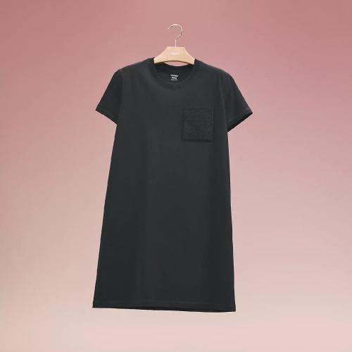  HERMES愛馬仕 22年秋冬 女士 連衣裙 Robe droite poche brodee H2H4512DU0234
