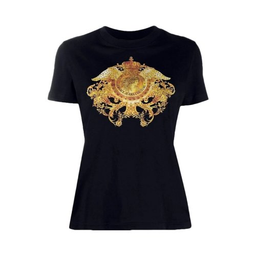  VERSACE JEANS COUTURE 女士印花棉質短袖T恤 B2HWA729 11620 899 PLFSX