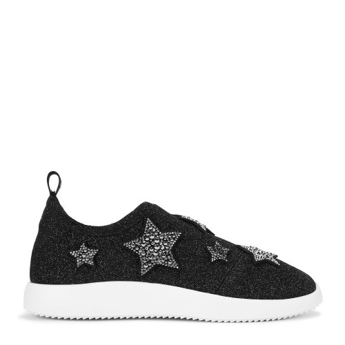 Giuseppe Zanotti/朱塞佩·薩諾第 黑色 女士休閑運動鞋 樂福鞋 RS80038002
