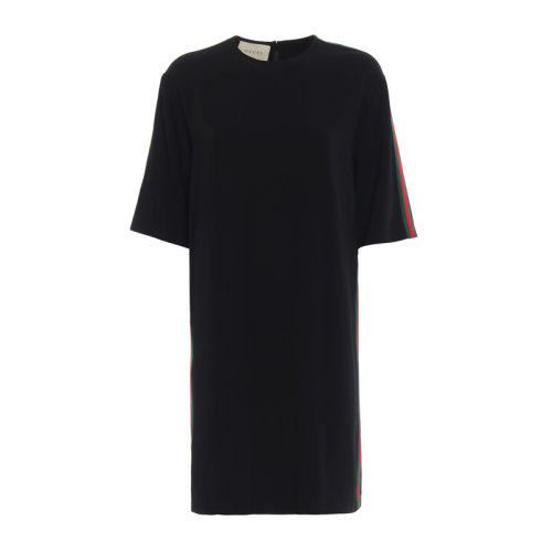 GUCCI/古馳   女裝 服裝 粘膠纖維圓領短袖半袖T恤式 女士連衣裙裙裝