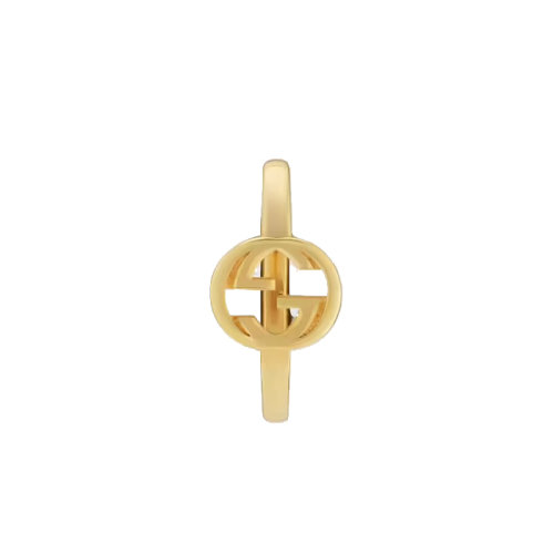 GUCCI/古馳 22春夏新款DoubleG系列 互扣式雙G18K金黃金單邊耳環(huán)?679324J85008000