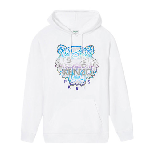 KENZO/高田賢三  女裝 服裝 女士棉質抽繩式連帽套頭衫經典LOGO款老虎頭圖案時尚 女衛衣